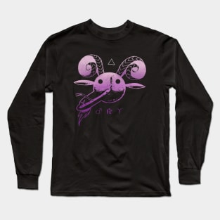 Zodiac Aries #1 violet Long Sleeve T-Shirt